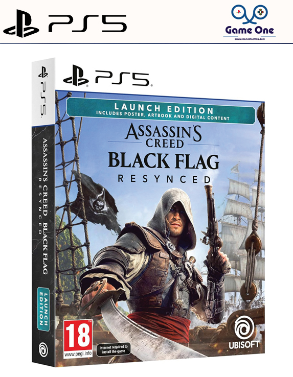 بازی Assassin's Creed Black Flag Resynced نسخه Launch برای PS5 بازی Assassin's Creed: Black Flag Resynced نسخه Launch برای PS5 - Image 1